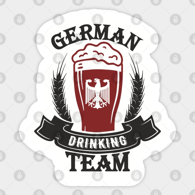 German Drinking Team Oktoberfest Vibes Sticker by Anticorporati
